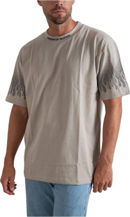 Vision OF Super T-shirts Grijs Heren