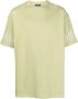 Vision OF Super Groene Heren T-shirt met Vlammenborduursel Green Heren - Thumbnail 1