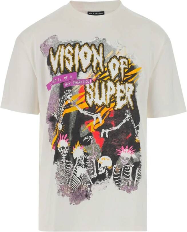 Vision OF Super T-Shirts Wit Heren