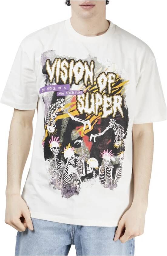 Vision OF Super T-Shirts White Heren