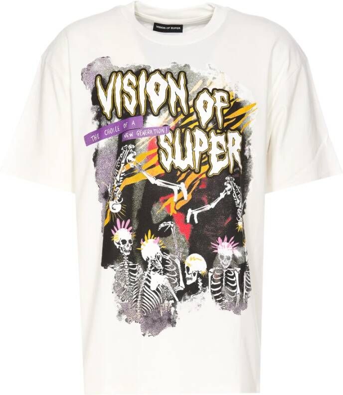 Vision OF Super T-Shirts White Heren