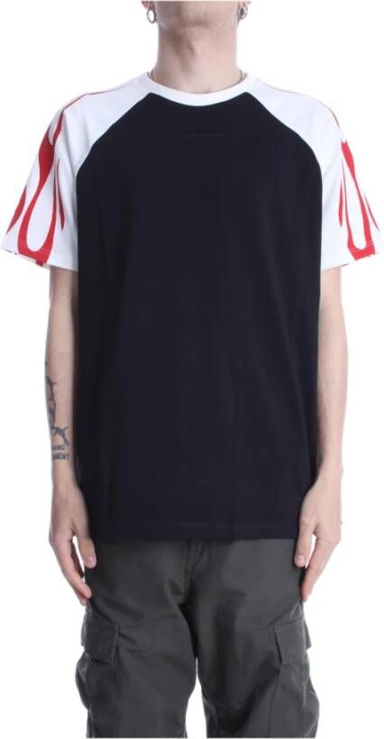 Vision OF Super Flames Tee Heren T-shirt Black Heren