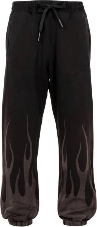 Vision OF Super Zwarte Vlam Fleece Trainingsbroek Black