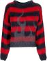 Vision OF Super Zwarte Flames Jumper Streetwear Collectie Rood Dames - Thumbnail 1