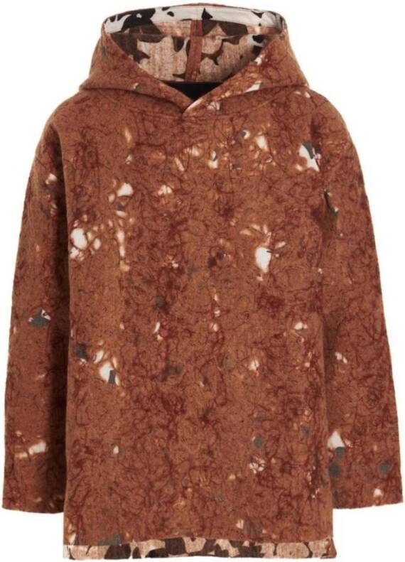 Vitelli Unisex Sweatshirt Bruin Dames