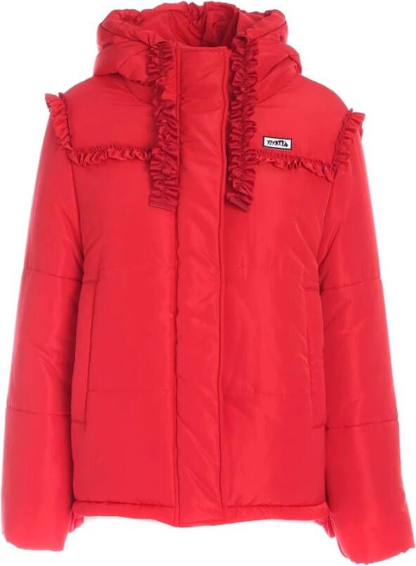 Vivetta Winter Jackets Red Dames