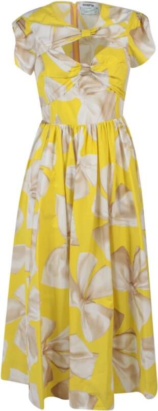 Vivetta Dresses Yellow Dames