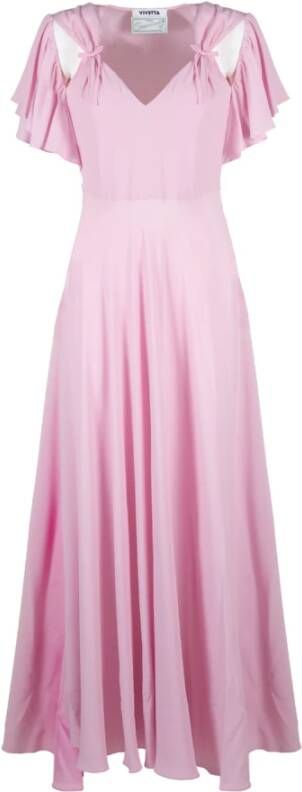 Vivetta Maxi Dresses Pink Dames
