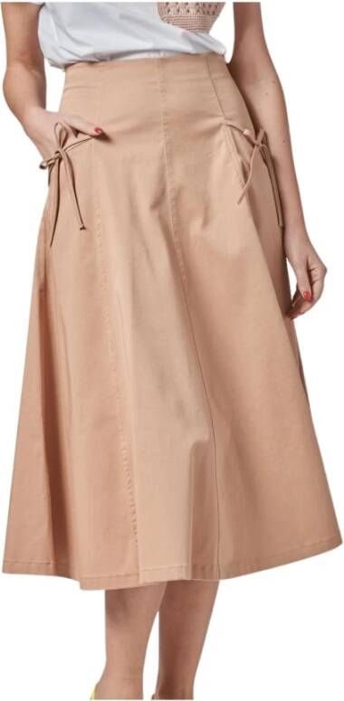 Vivetta Midi Skirts Beige Dames