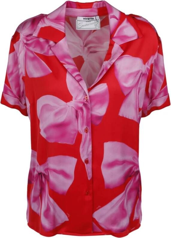 Vivetta Short Sleeve Shirts Rood Dames