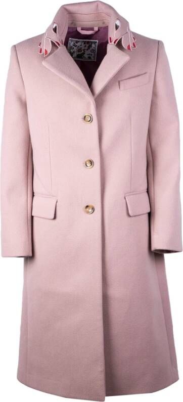 Vivetta Single-Breasted Coats Roze Dames