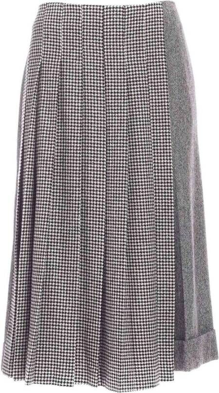 Vivetta Wide Trousers Grijs Dames