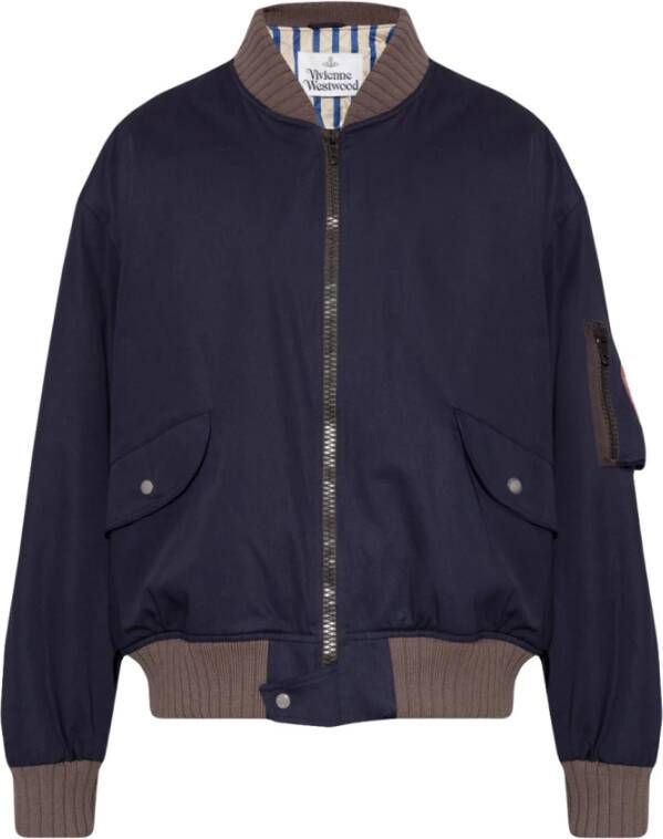 Vivienne Westwood Bomberjack Blauw Heren