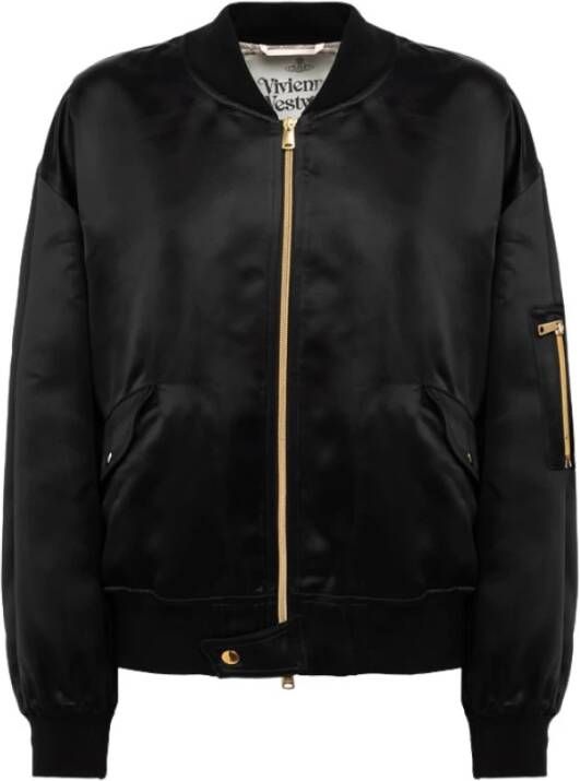 Vivienne Westwood Stijlvolle Jas in Viscose Acetaat Mix Black Heren