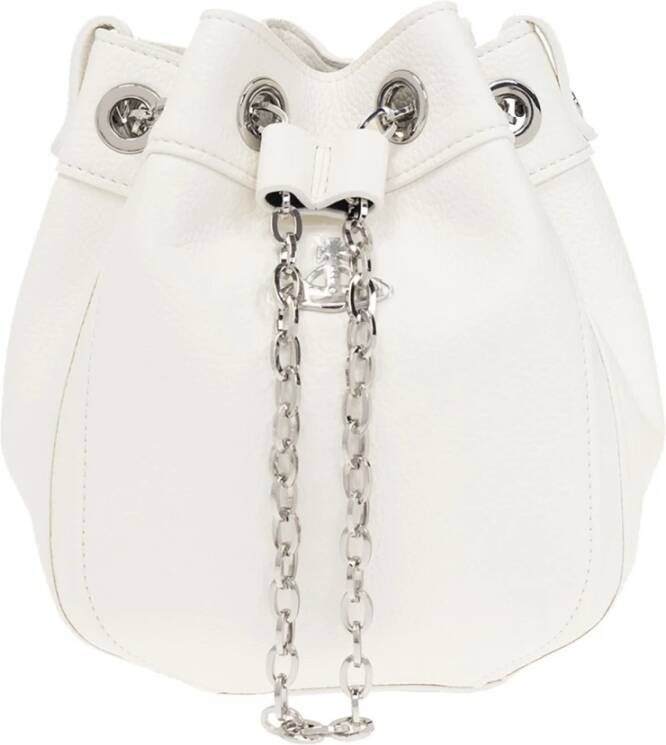 Vivienne Westwood Stijlvolle Bucket Bags voor dagelijks gebruik White Dames