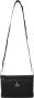 Vivienne Westwood Crossbody Tas van Gerecycled Nylon met Logo Plaque Black - Thumbnail 1