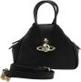 Vivienne Westwood Zwarte Leren Orb Detail Tas Black Dames - Thumbnail 1