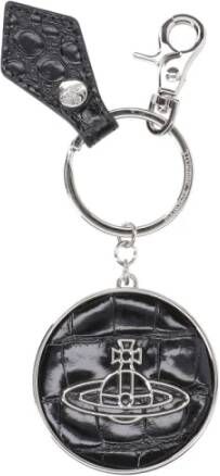 Vivienne Westwood Sleutelhanger met logo Zwart Unisex