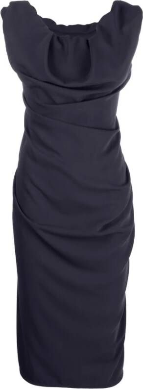 Vivienne Westwood Marineblauwe polyester ginnie jurk Blauw Dames
