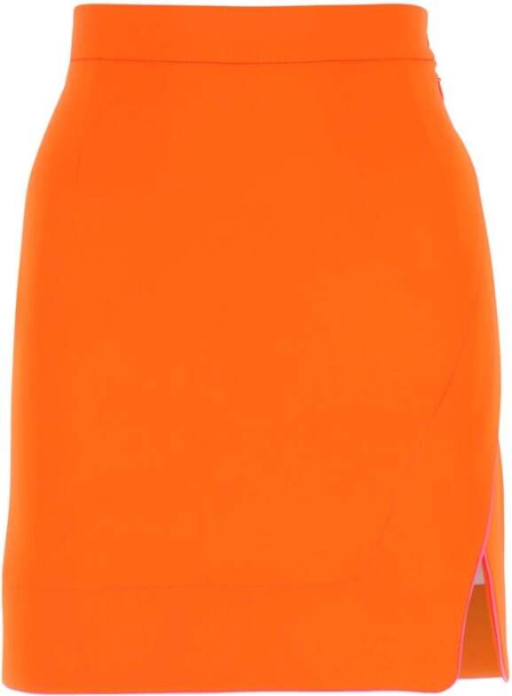 Vivienne Westwood Oranje polyester minirok Oranje Dames