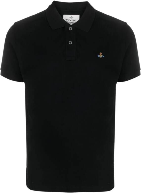 Vivienne Westwood Polo Shirts Zwart Heren