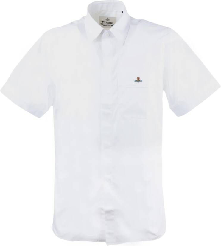 Vivienne Westwood Short Sleeve Shirts White Heren