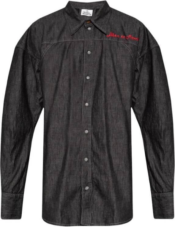 Vivienne Westwood Spijkerhemd Zwart Heren