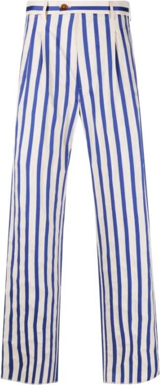 Vivienne Westwood Straight Trousers Blauw Heren