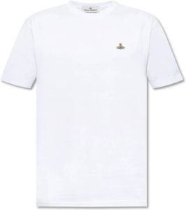 Vivienne Westwood T-shirt with logo Wit