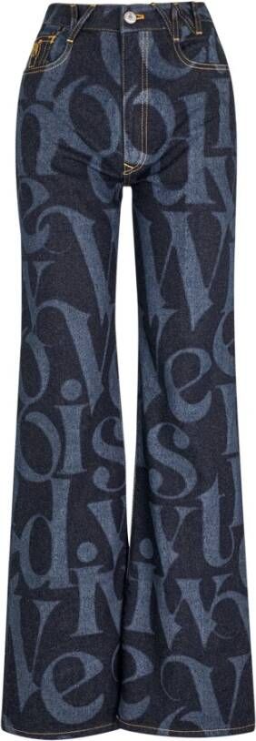 Vivienne Westwood Uitlopende broek Blauw Dames