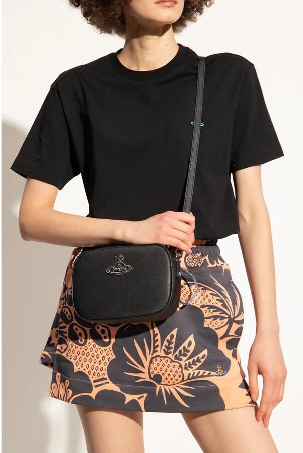 Vivienne Westwood Zwarte Anna Camera Tas Black Dames - Foto 4