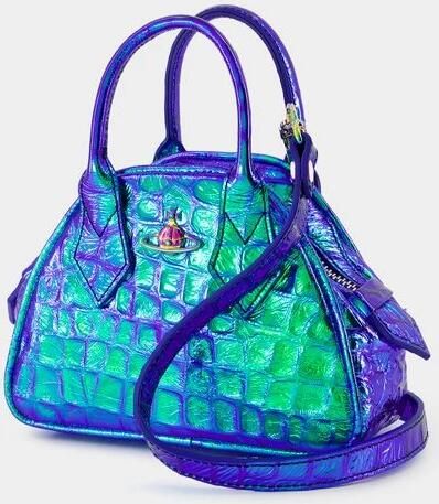 Vivienne Westwood Hobo bags Mini Yasmine Crossbody Leather Blue in blauw - Foto 10