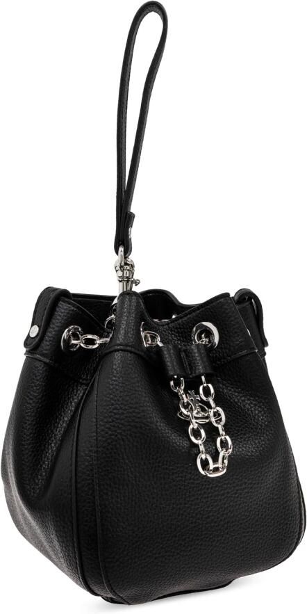 Vivienne Westwood Leren Bucket Bag met Trekkoordsluiting Black Dames - Foto 9