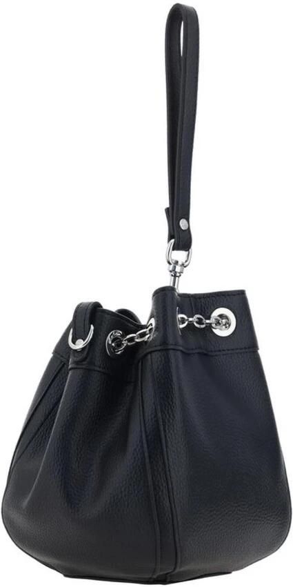 Vivienne Westwood Leren Bucket Bag met Trekkoordsluiting Black Dames - Foto 13