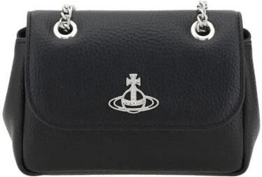 Vivienne Westwood Orb Logo Ketting Schouderband Tas Black Dames - Foto 4