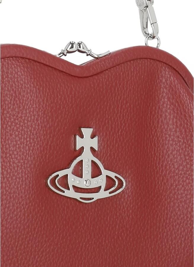 Vivienne Westwood Rode Synthetisch Leren Tas met Orb Logo Red Dames