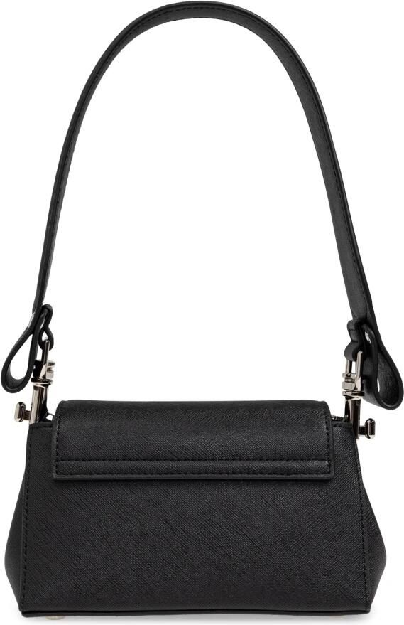 Vivienne Westwood Zwarte Synthetisch Leren Handtas met Orb Logo Black Dames - Foto 7