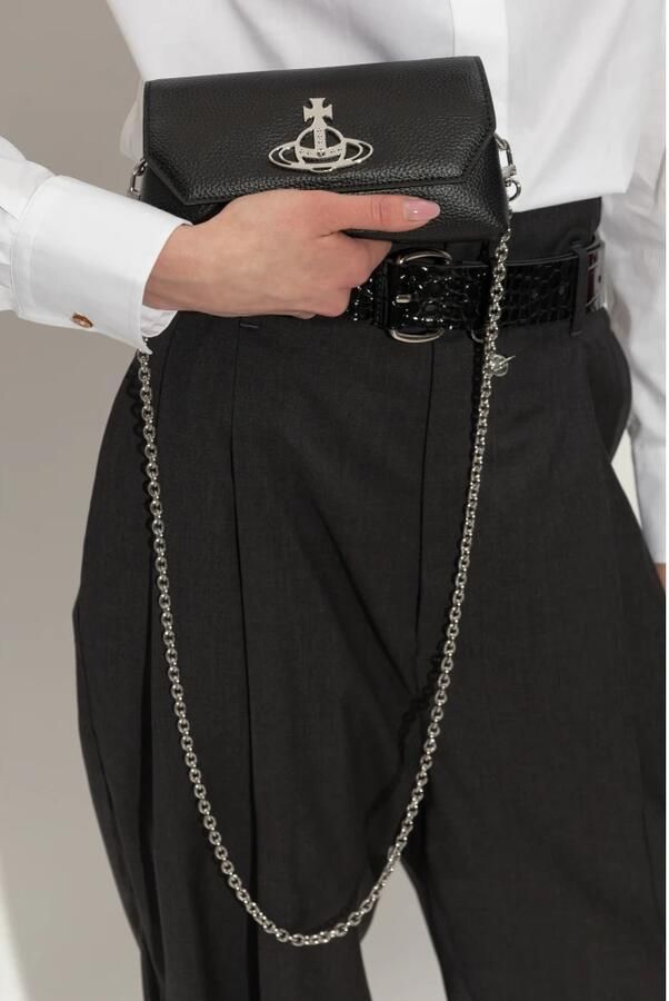 Vivienne Westwood Hobo bags Orb-Plaque Crossbody Clutch Bag in zwart - Foto 3