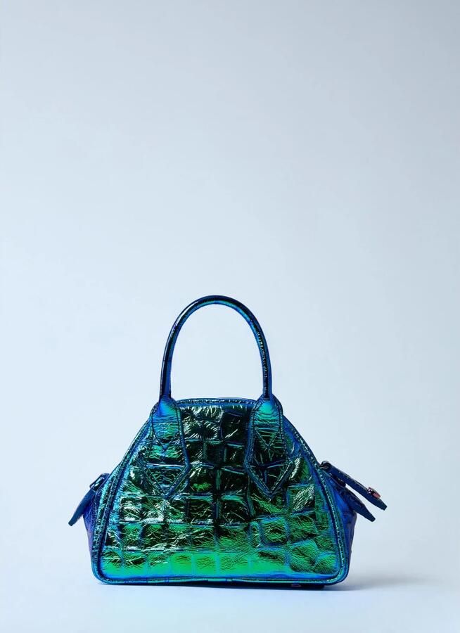 Vivienne Westwood Hobo bags Mini Yasmine Crossbody Leather Blue in blauw - Foto 8