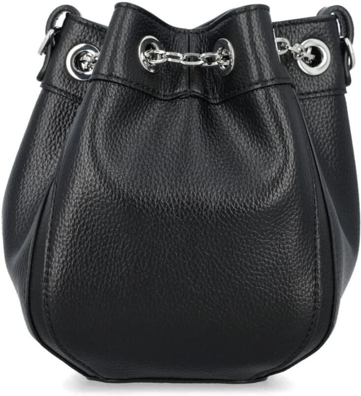 Vivienne Westwood Leren Bucket Bag met Trekkoordsluiting Black Dames - Foto 4