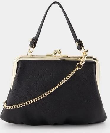 Vivienne Westwood Zwarte Leren Frame Portemonnee Black Dames - Foto 2