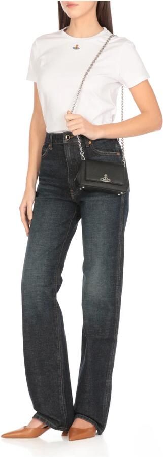 Vivienne Westwood Zwarte Synthetisch Leren Handtas met Orb Logo Black Dames - Foto 12