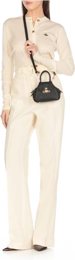 Vivienne Westwood Zwarte Synthetisch Leren Handtas met Orb Logo Black Dames - Foto 4