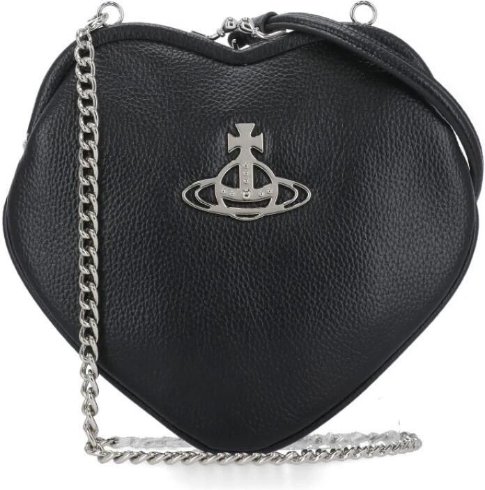Vivienne Westwood Zwarte Synthetisch Leren Tas met Orb Logo Black Dames