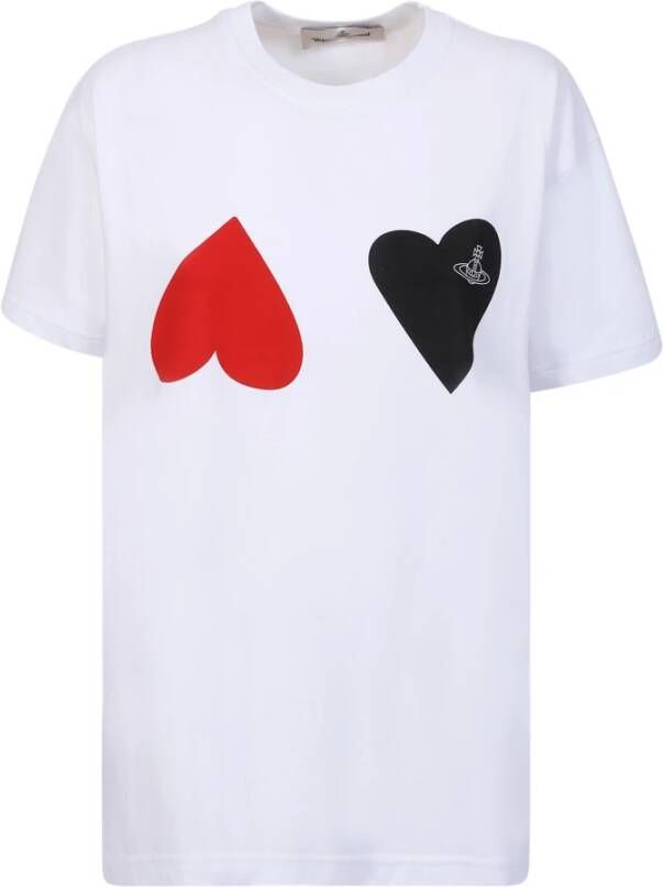 Vivienne Westwood Wit T-Shirt met Grafische Print voor White