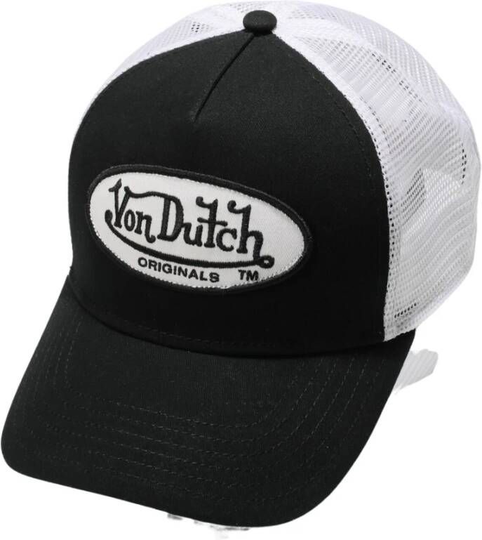 Von Dutch Originals Original Trucker Unisex Caps zwart Maat ONE SIZE Accessoires
