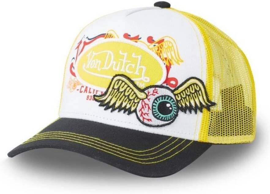 Von Dutch Caps Geel Unisex