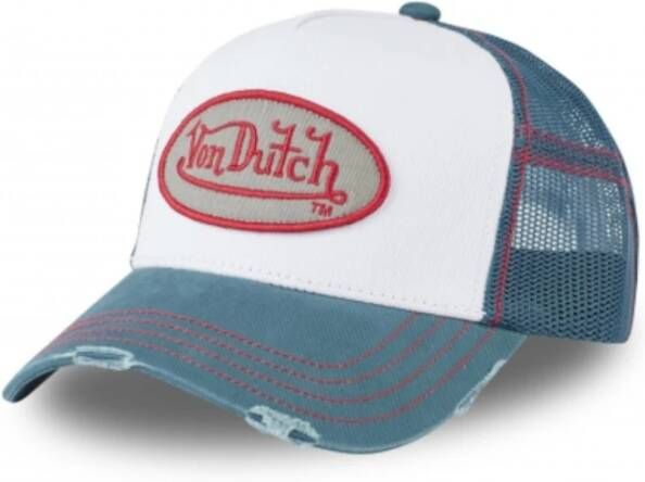 Von Dutch Originals Trucker Unisex Caps wit Maat ONE SIZE Accessoires - Foto 4