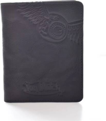 Von Dutch Leren Portemonnee Bruin Zwart Heren