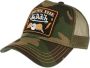 Von Dutch Groene Camouflage Geborduurde Gevleugelde Oogpet Green - Thumbnail 1